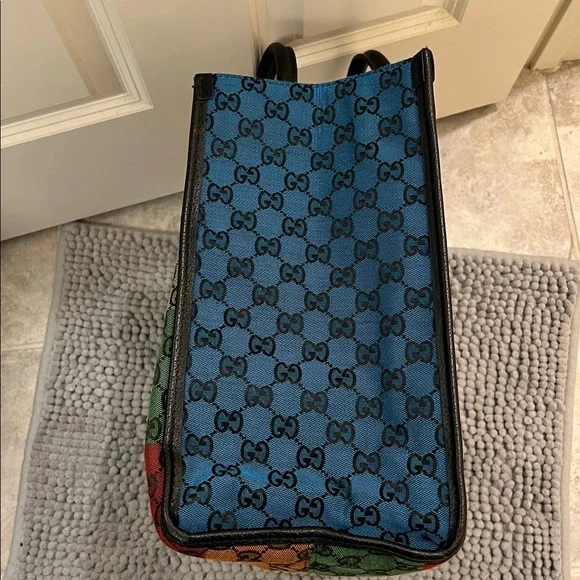 Gucci Multi color GG Canvas Tote - Picture 8 of 10
